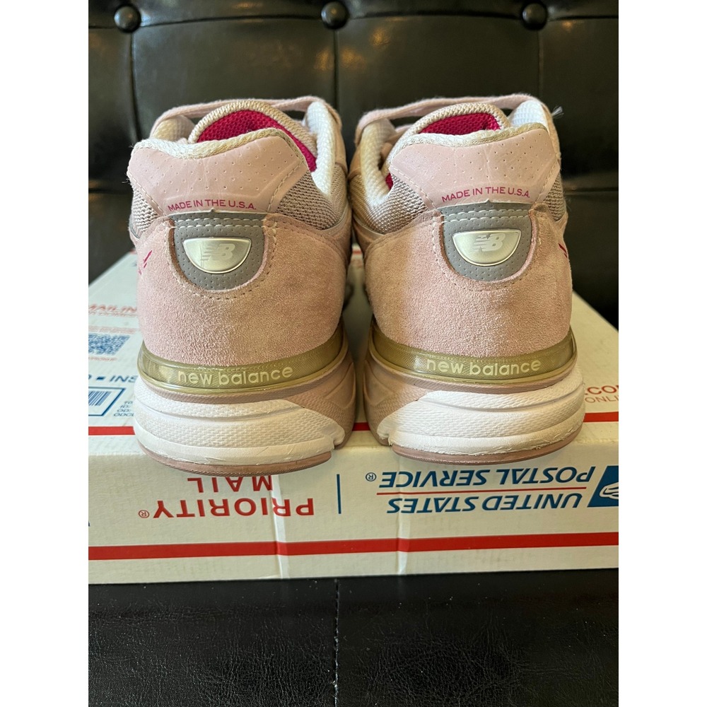 New Balance 990v4 Pink Ribbon - Picture 3 of 7